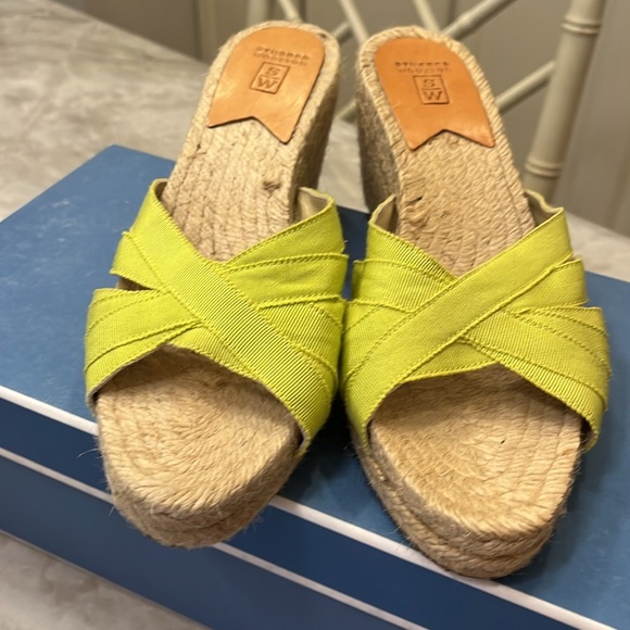 Stubbs and Wootton lIme green Slides size38 - Picture 10 of 11
